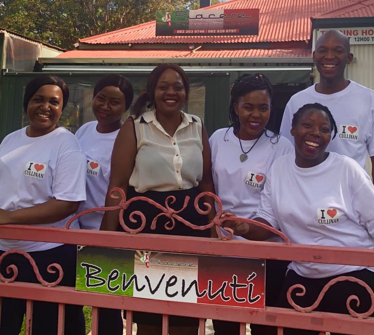Piacere Restaurant Cullinan's team