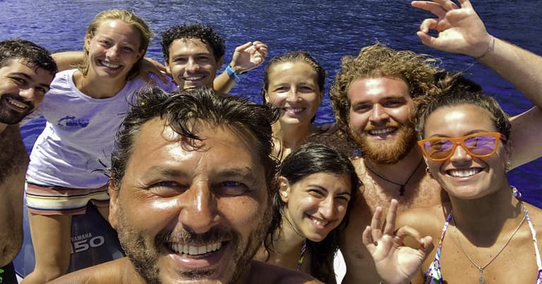 Evasioni Blu Diving's team